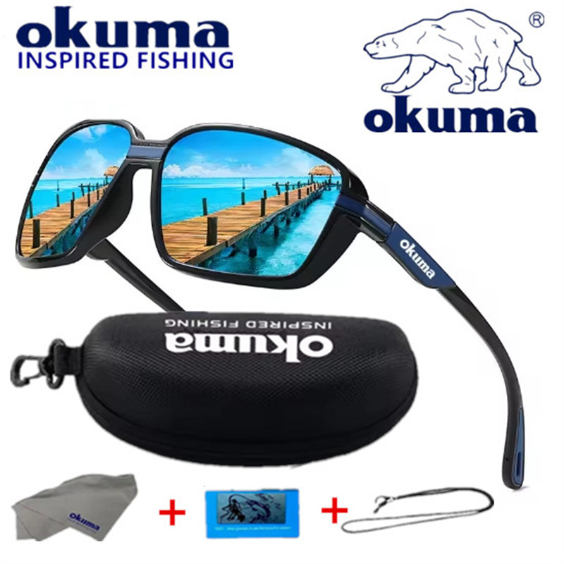 Surf Reel - OKUMA 新ファッションクール男性と女性の偏光釣りメガネ運転自転車スポーツメガネサングラス