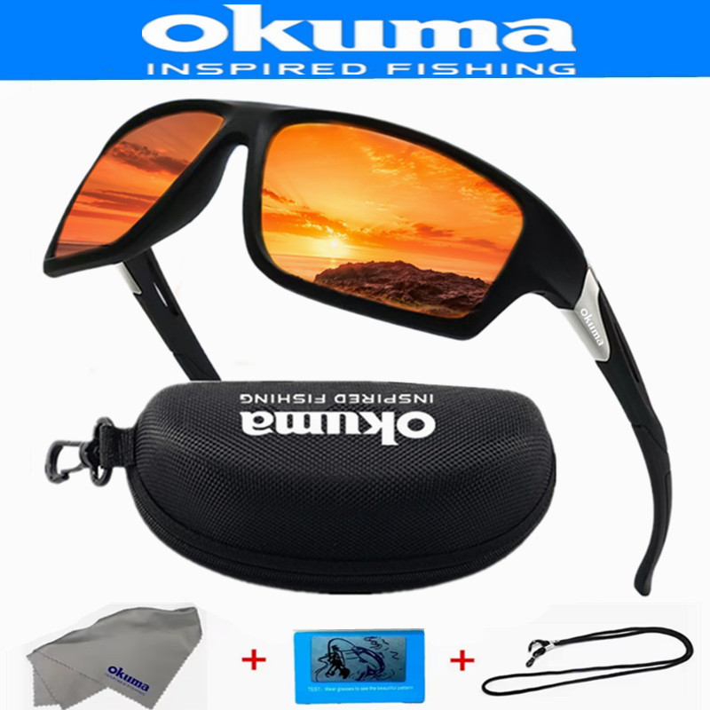 Surf Reel - オクマ 新しい偏光フィッシングサングラス UV400 サイクリング、ドライブ、狩猟、アウトドアスポーツ用品 5色展開