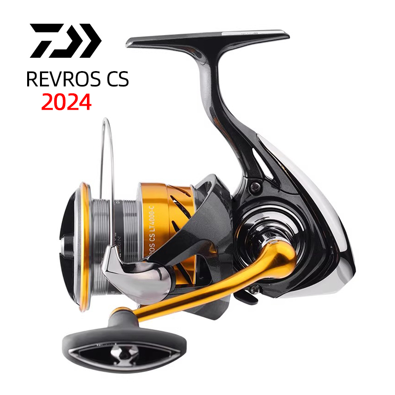 Ice Fishing Reel - DAIWA-REVROS cs ltスピニングフィッシングリール、ベイトキャスティングリール、5 1bbドラッグ、5〜12kg、低ギア比、塩水ホイール、24