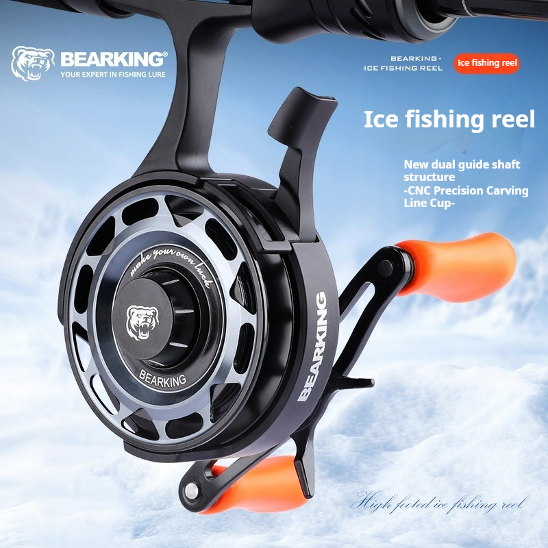 Ice Fishing Reel - 冬の氷釣りリール、磁気ブレーキ付きマイクロフロントドラッグスピニングリール、氷上筏や海釣り用