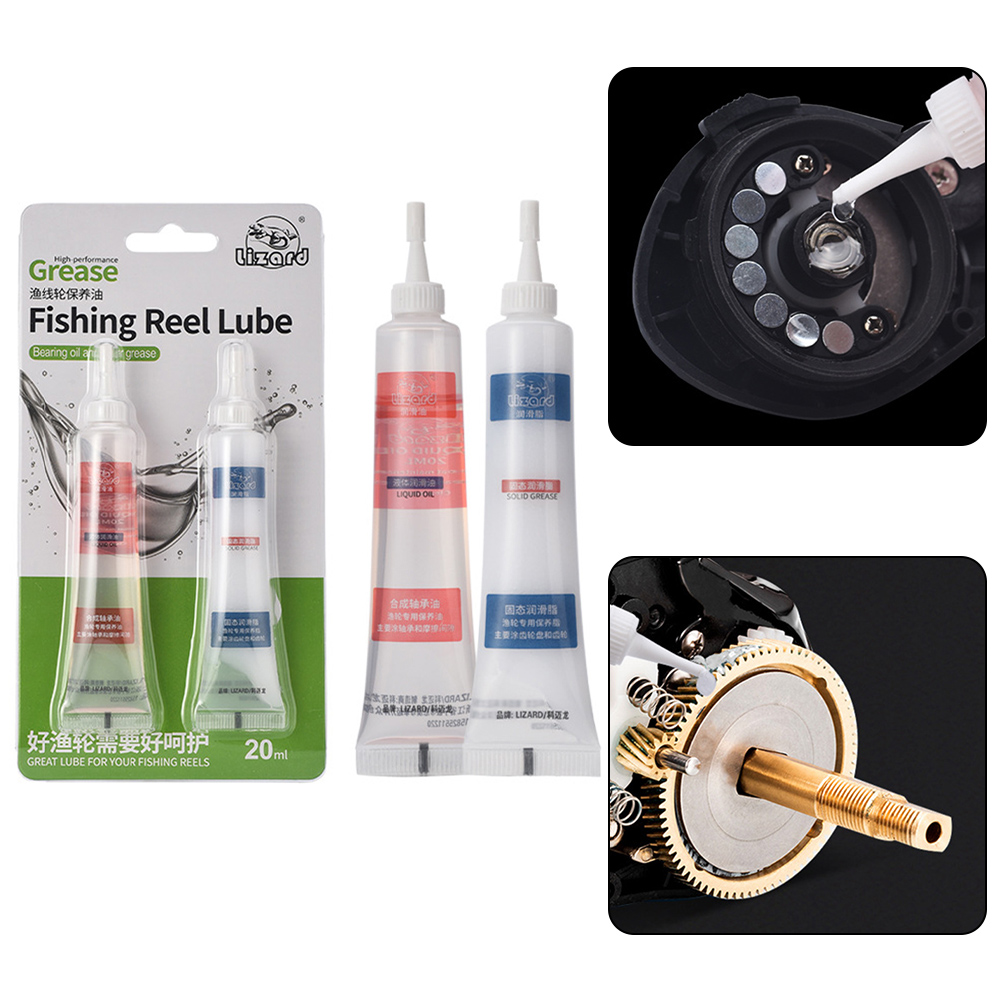 Fly Reel - 釣りリールグリースリールケア釣りリールオイルグリースメンテナンス釣り Accesspries 潤滑金属摩擦部品