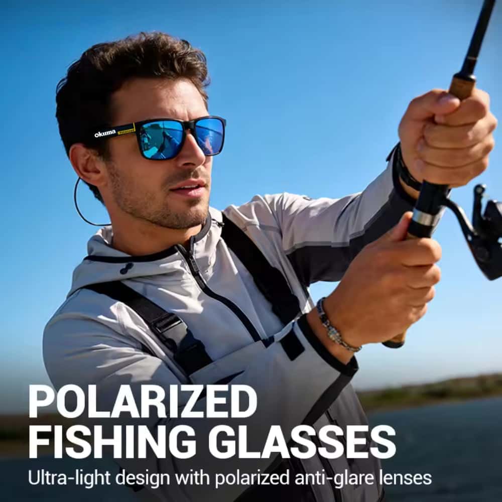 6 色 okuma 偏光サングラス UV400 保護男性女性 - Surf Reel のレビューと価格