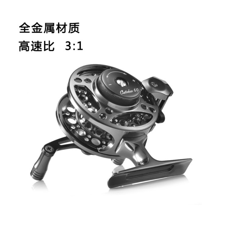 軽量フルメタルフロントフィッシングリール、ハイフットベース、 - Ice Fishing Reel のレビューと価格