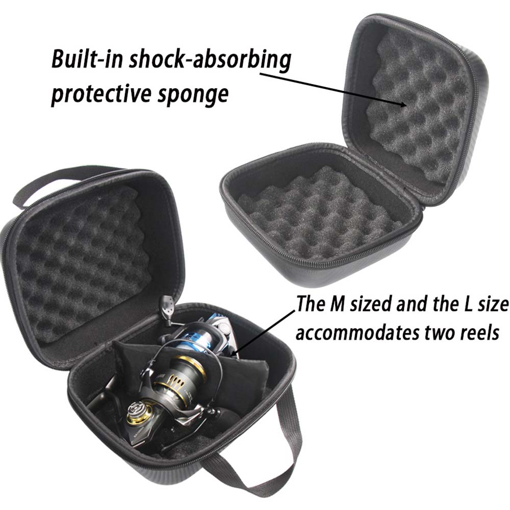 JSFUN フィッシングリールケース S/M/L PU ツイ - Spincast Reel のレビューと価格