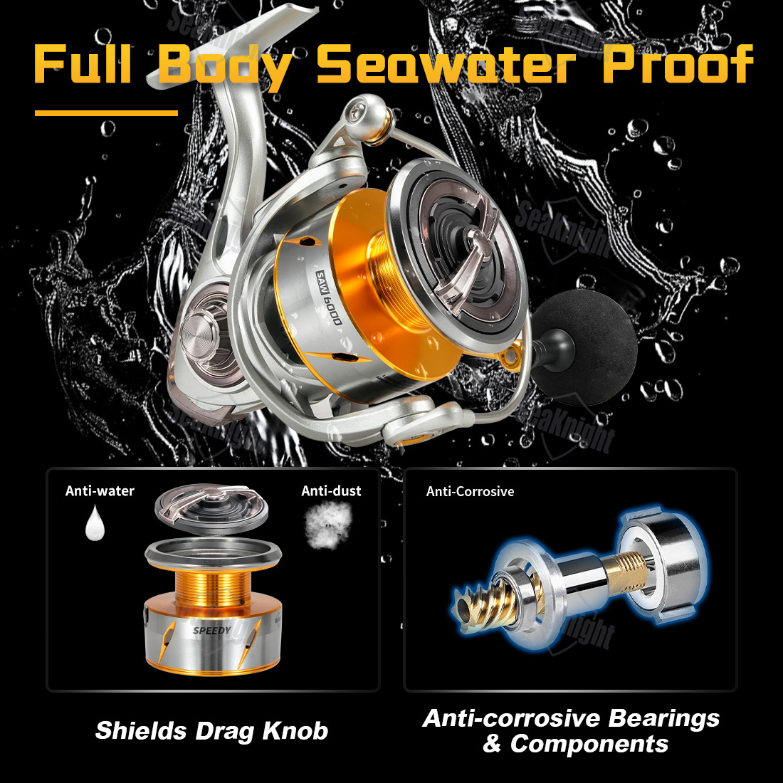 SeaKnightブランド スピーディーソー 海水釣りスピニ - Reel Drag Knob のレビューと価格
