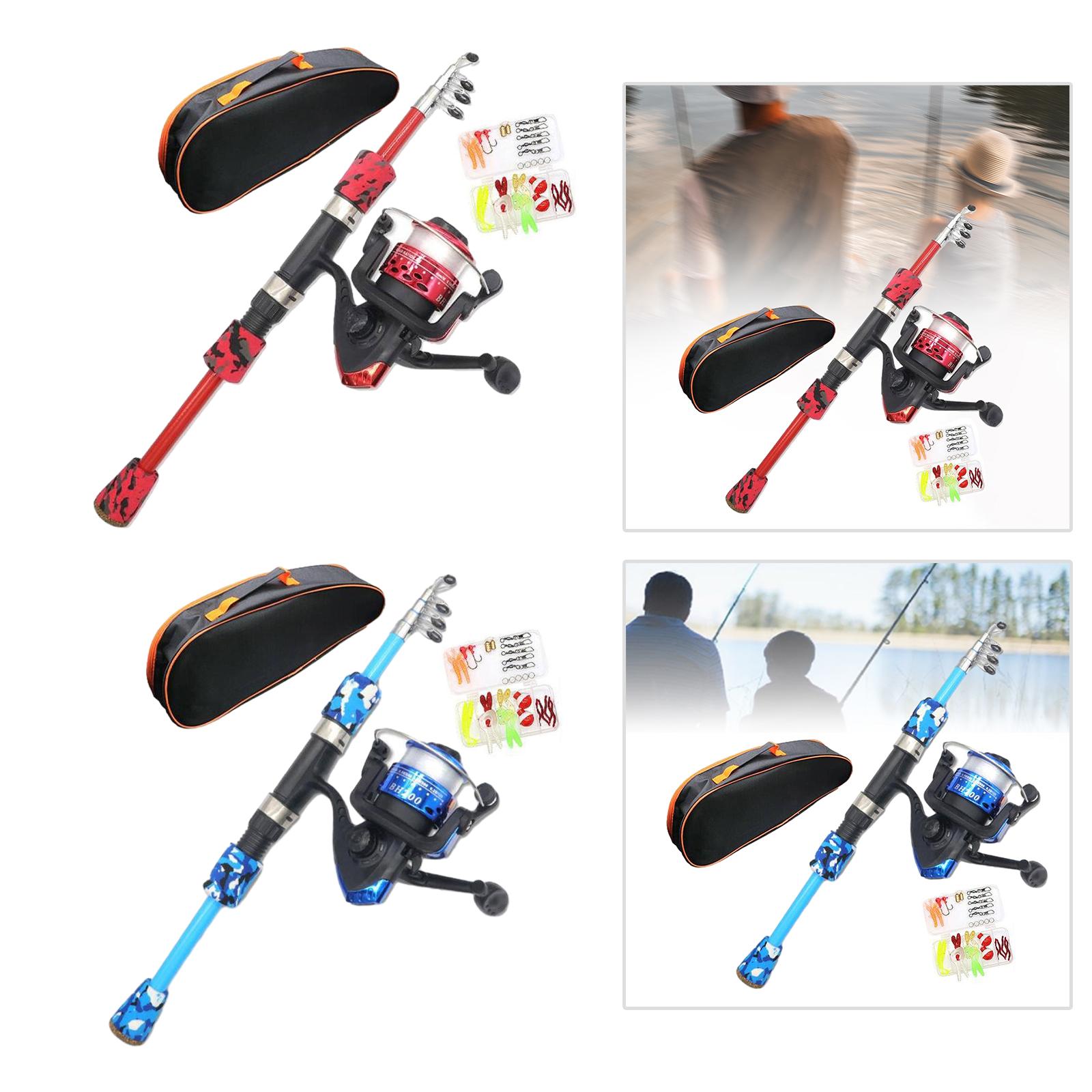 子供用釣り竿セット EVAハンドルグリップ付き ポータブル  - Reel Bag のレビューと価格