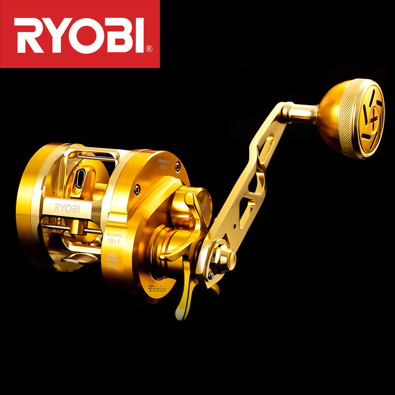 日本リョービVARIUSヴァリウスゴールド鉄板リールフルメタ - Ice Fishing Reel のレビューと価格
