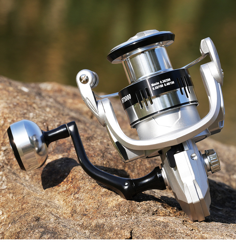 シルバーフィッシングリール スピニング 超軽量メタルスプール - Reel Drag Knob のレビューと価格