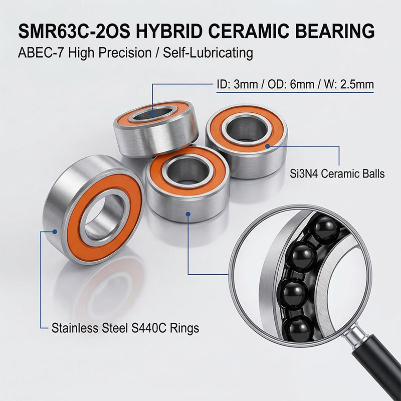 3 個釣りリールベアリング 3x8x3 SMR83 2RS  - Fly Reel のレビューと価格