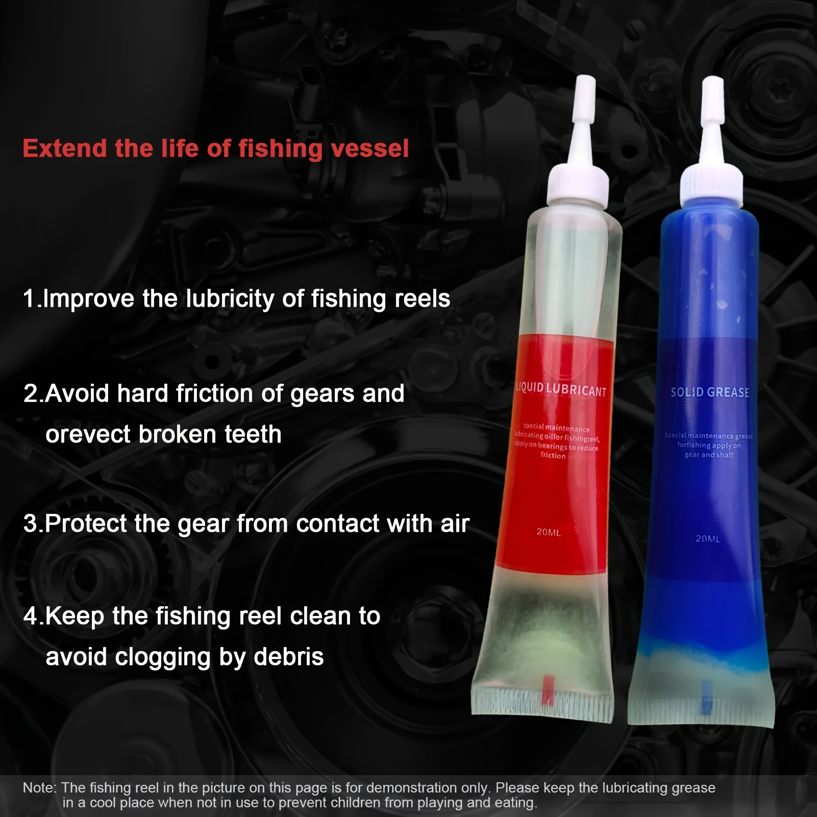 4個入り釣り用リールメンテナンスキット 釣り用リール保護グリ - Reel Oil のレビューと価格