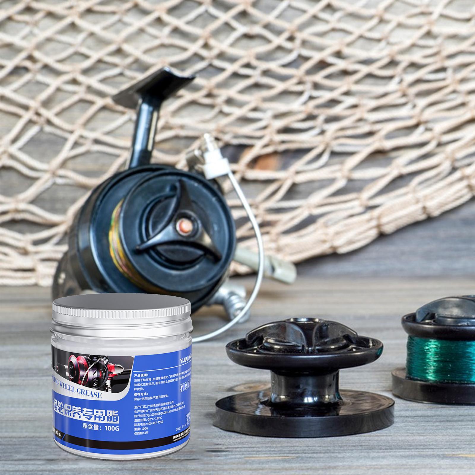 100g 釣り用リールメンテナンスオイルとグリース ベアリン - Reel Oil のレビューと価格